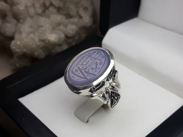 تصویر 4 از قیمت انگشتر دست ساز یاقوت کبود با کیفیت ارزان + خرید عمده
